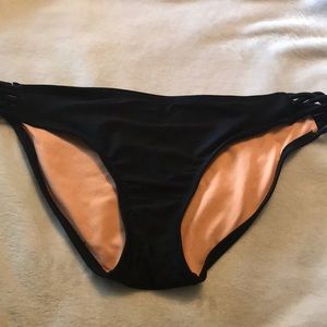 Black bikini bottoms EUC
